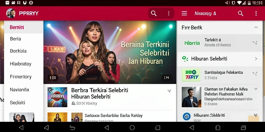 Tampilan antarmuka PPRRYY yang menarik dan informatif.