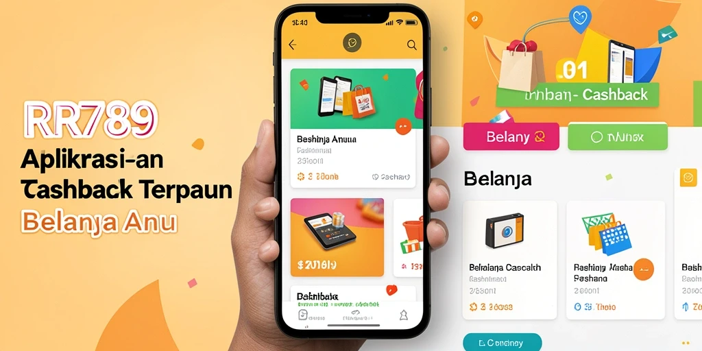 Tampilan antarmuka aplikasi RR789 yang menarik dengan fungsi Cashback.