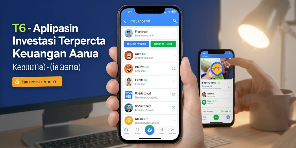 Tampilan antarmuka aplikasi T6 untuk investasi yang intuitif dan ramah pengguna.